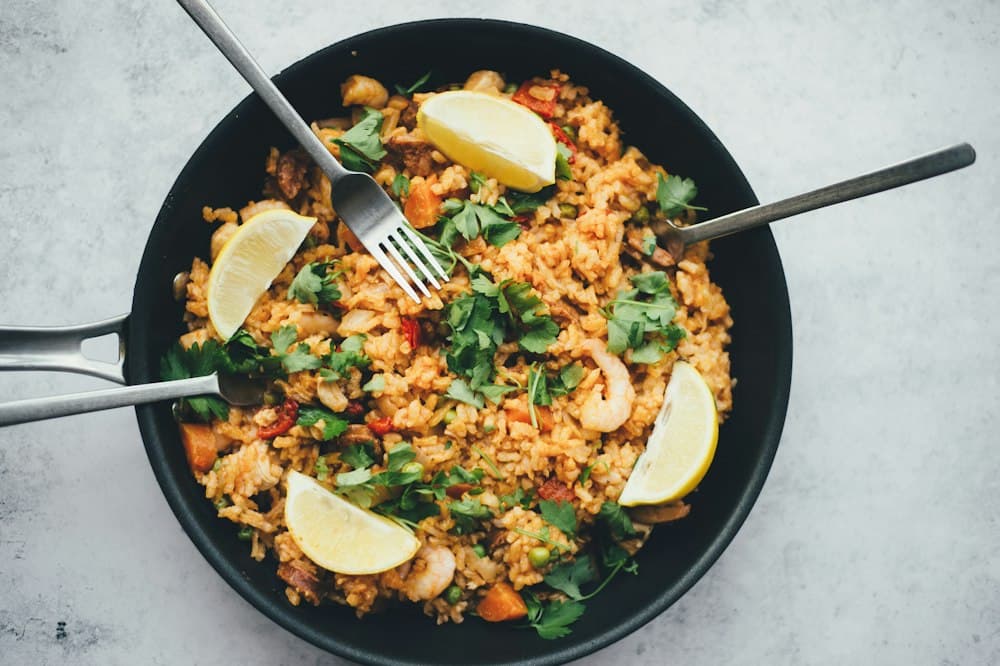 Seasoned rice side — demo imagery