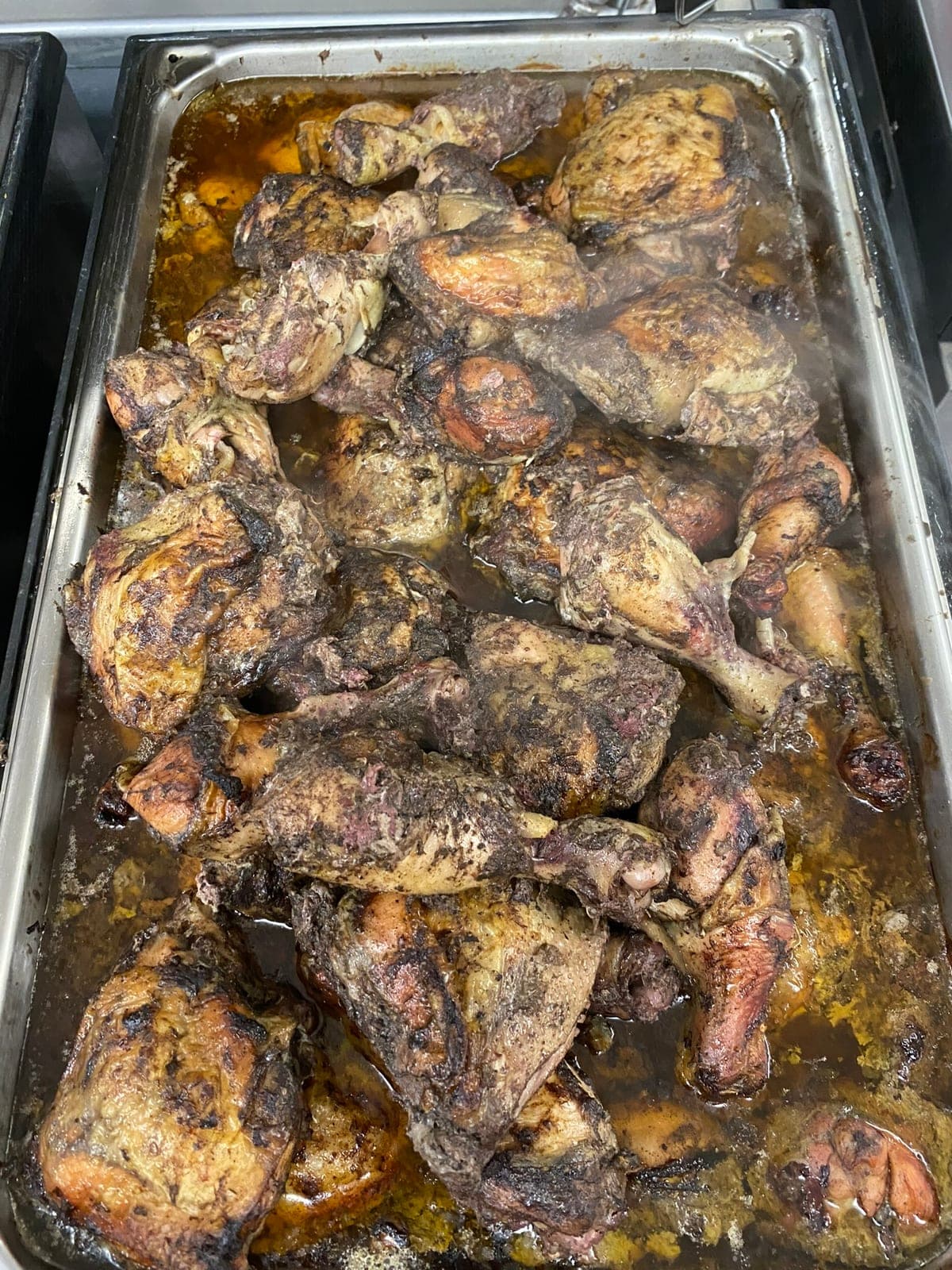 Jerk chicken from the Melendez kitchen