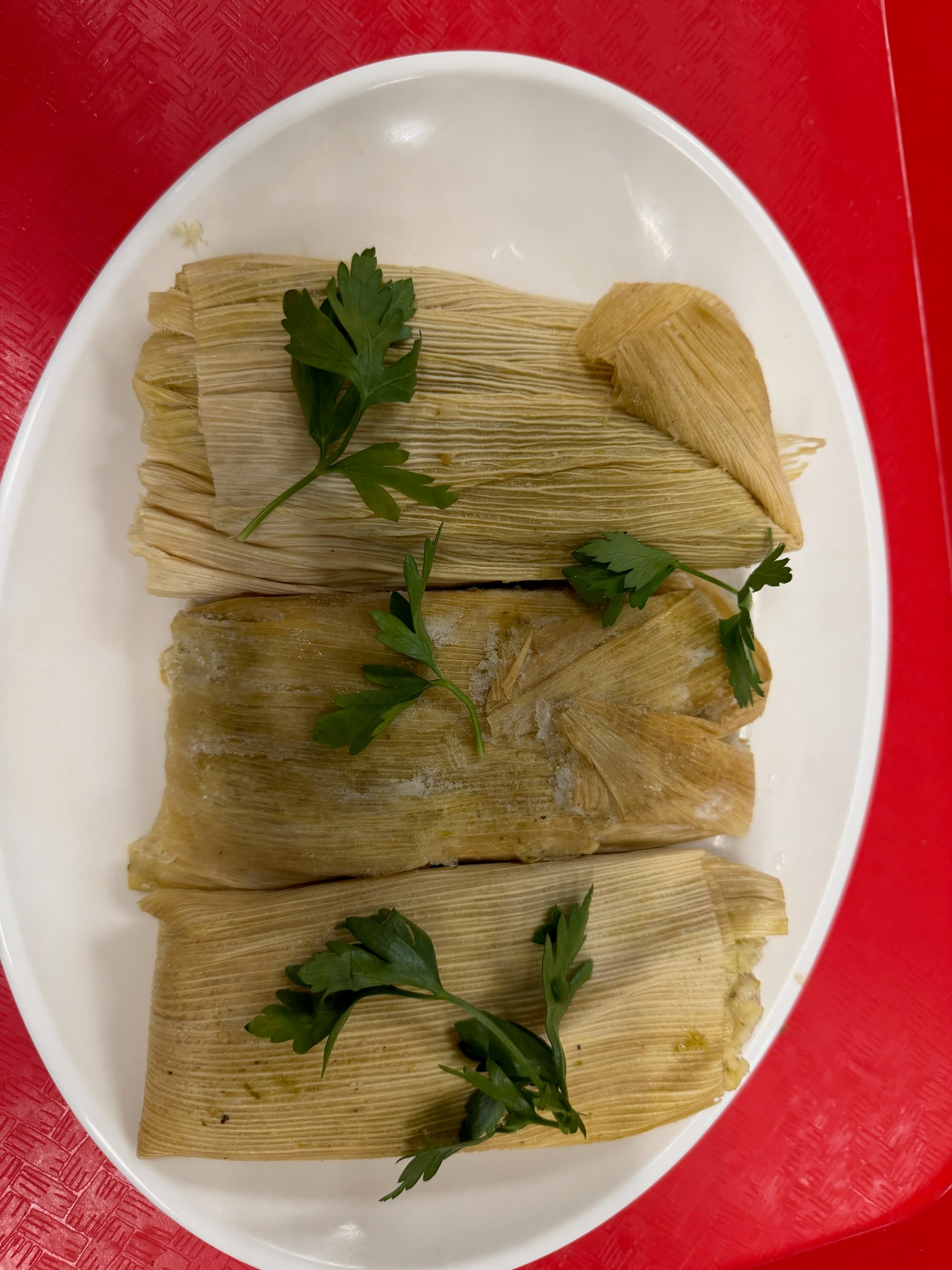 Corn husk tamales from Melendez Imports